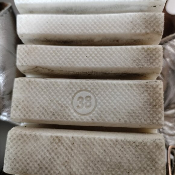 Miz Mooz Metalic Z-Strap Platform Sandals - Picture 6 of 7